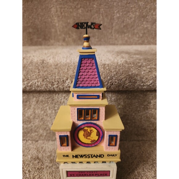 Department 56 Monopoly Collab 140 St. Charles Place "Newsstand Daily" Building - Picture 6 of 9
